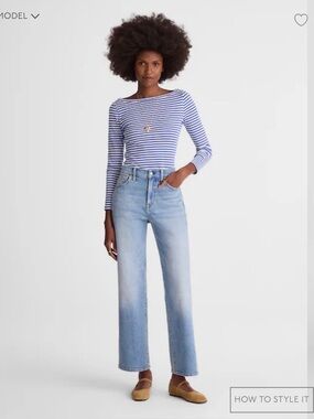 Madewell Perfect Vintage Wide Leg Crop